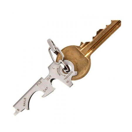 KeyTool Porte Clés Outils Multifonction KeyTool avec Décapsuleur Tournevis et autres 