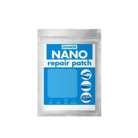 SUPER NANO : Super Patchs de Réparations Imperméables pour Piscines, Bouées, Matelas