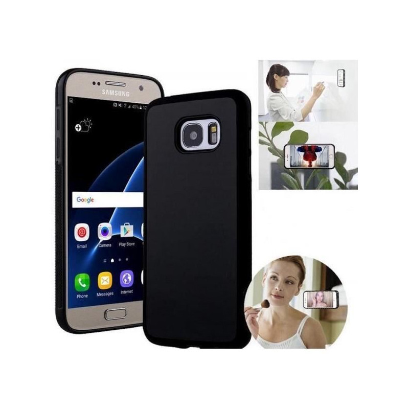 SHOP STORY - Coque Anti-gravité pour iPhone avec Nano Ventouse pour une Adhérence sur Surfaces Lisses