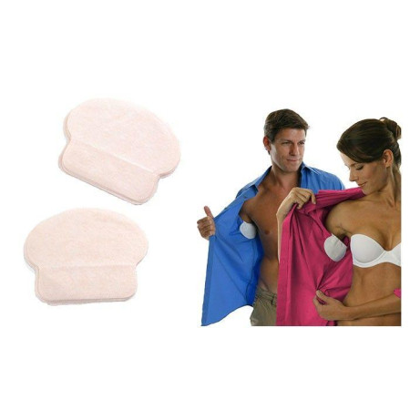Lot de 12 Patchs Blanc Anti-transpiration et Anti-Auréoles Homme Femme