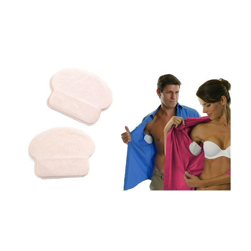 Lot de 12 Patchs Blanc Anti-transpiration et Anti-Auréoles Homme Femme
