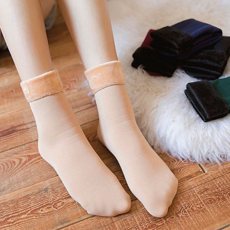 FLANOR : Chaussettes Thermiques en Cachemire Taille Unique
