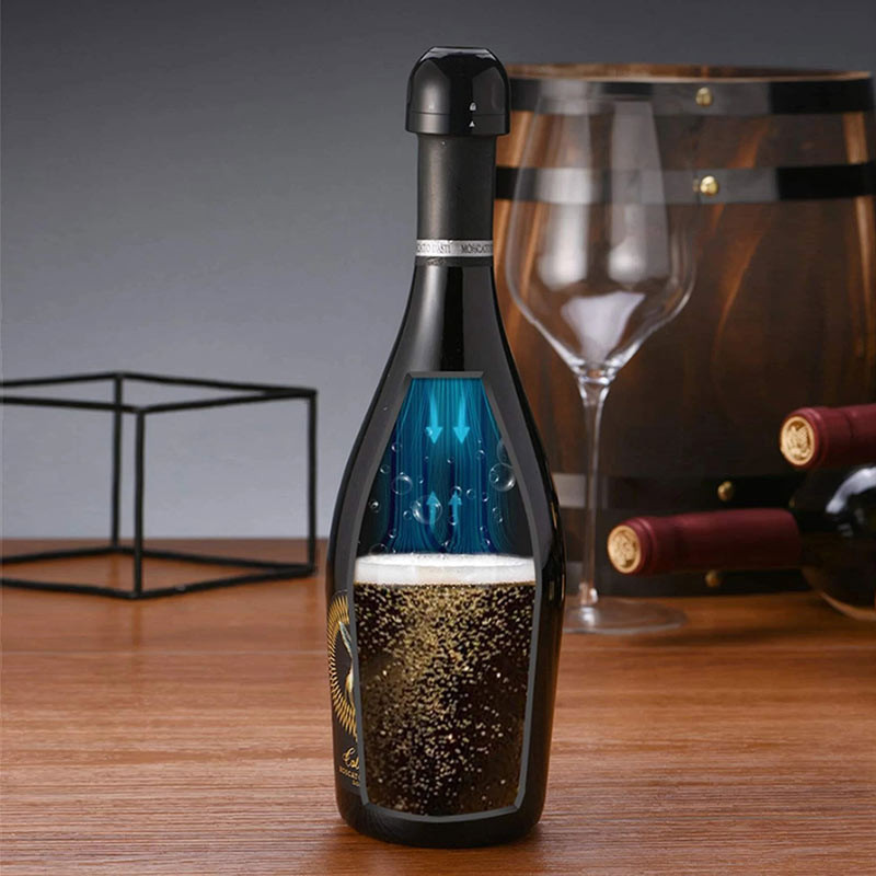 STOPPER : Bouchon Hermétique pour Bouteille de Vin ou Champagne