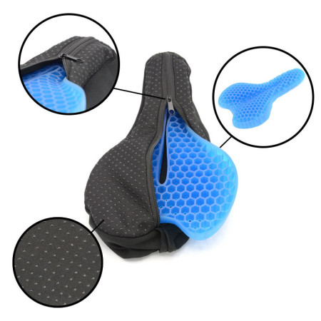 COMFORT SADDLE - Housse en Gel Ultra Confort pour Selle de Vélo