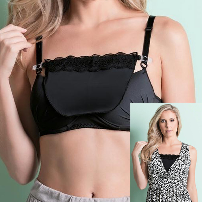 CAMI SECRET : Lot de 3 Cache-Décolletés avec Dentelle