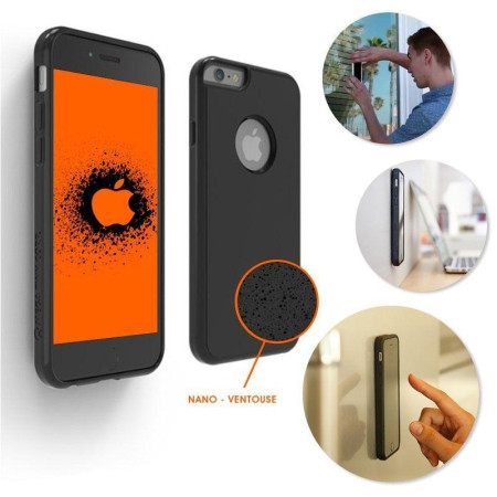 SHOP STORY - Coque Anti-gravité pour iPhone avec Nano Ventouse pour une Adhérence sur Surfaces Lisses
