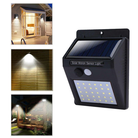 SOLARNA : Lampe LED Solaire Avec Capteur De Mouvement 120°