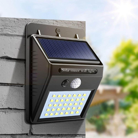 SOLARNA : Lampe LED Solaire Avec Capteur De Mouvement 120°