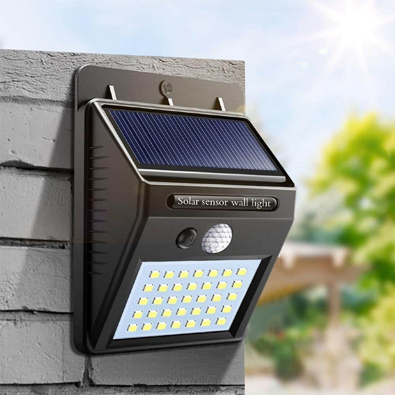 SOLARNA : Lampe LED Solaire Avec Capteur De Mouvement 120°