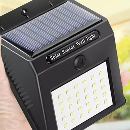 SOLARNA : Lampe LED Solaire Avec Capteur De Mouvement 120°
