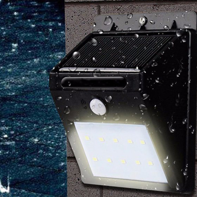 SOLARNA : Lampe LED Solaire Avec Capteur De Mouvement 120°