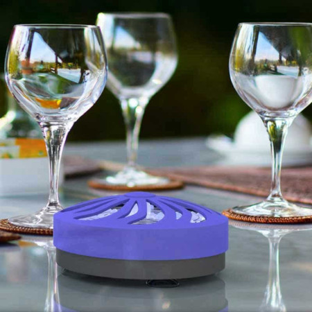 ZAPPER INSECT : Disque Solaire Électrique avec Lumière Bleue Anti-Insectes