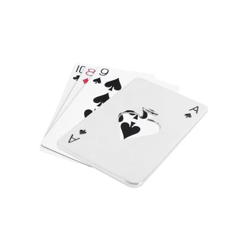 Décapsuleur As de Pique au Format Carte de Crédit