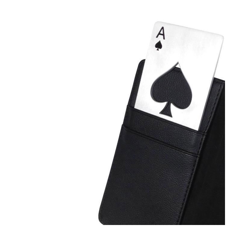 Décapsuleur As de Pique au Format Carte de Crédit