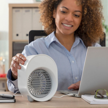 KOOLIZER : Mini Climatiseur Humidificateur et Diffuseur d'Arômes