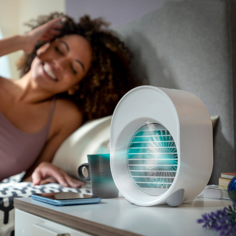 KOOLIZER : Mini Climatiseur Humidificateur et Diffuseur d'Arômes