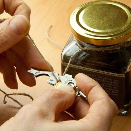 KeyTool Porte Clés Outils Multifonction KeyTool avec Décapsuleur Tournevis et autres 