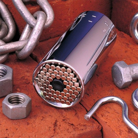 Outil Reparation Douille Universelle Gator Grip Clé à Clique 7-19mm