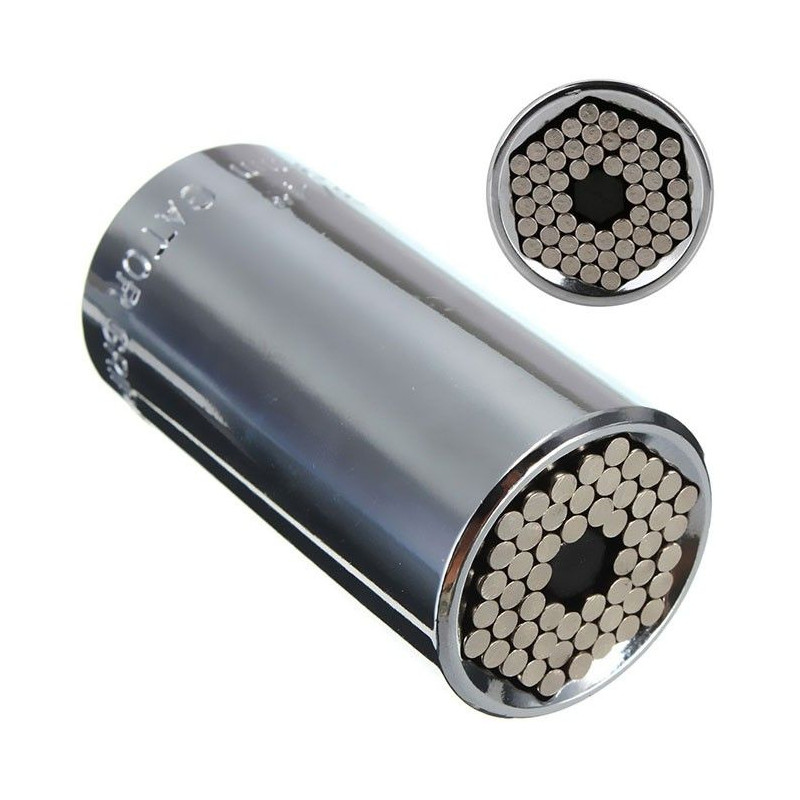 Outil Reparation Douille Universelle Gator Grip Clé à Clique 7-19mm
