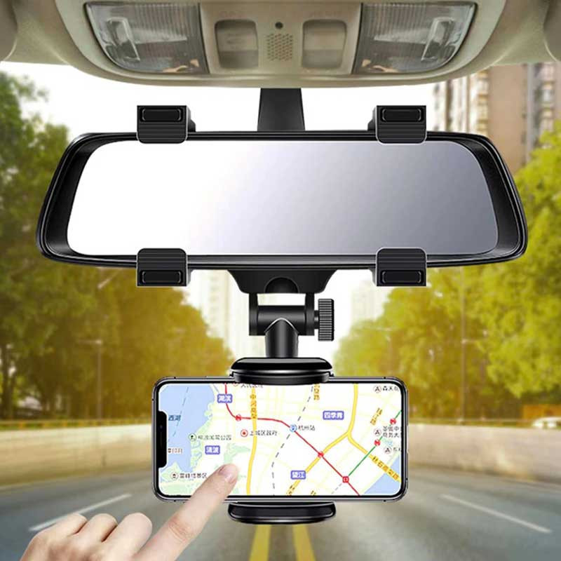 SWIVEL 360 : Support de Téléphone Universel Rotatif pour Rétroviseur