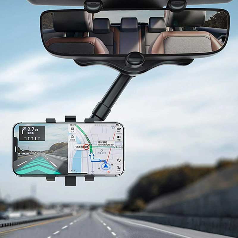 SWIVEL 360 : Support de Téléphone Universel Rotatif pour Rétroviseur