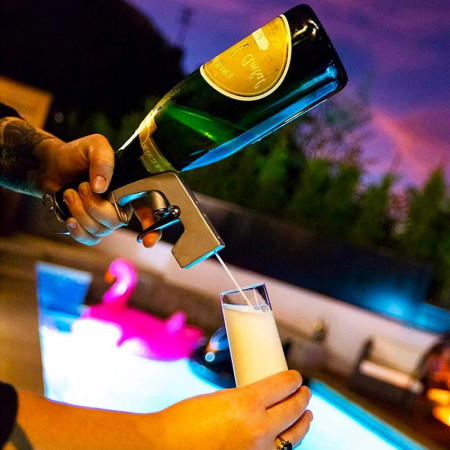CHAMPAGNE SPRAY GUN : Pistolet Distributeur de Champagne et Boissons Idéal pour les Soirées
