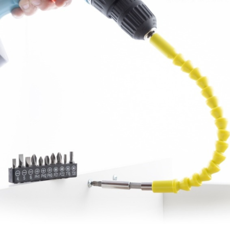 DRILLEX : Rallonge Magnétique Flexible pour Visseuse et Tournevis