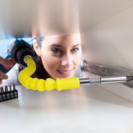 DRILLEX : Rallonge Magnétique Flexible pour Visseuse et Tournevis