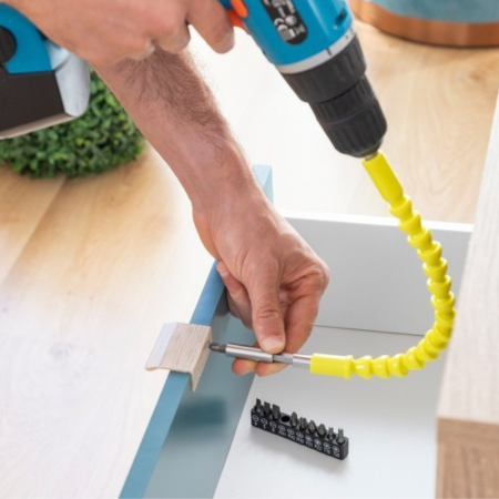 DRILLEX : Rallonge Magnétique Flexible pour Visseuse et Tournevis