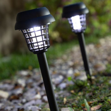 GARLAM - Lampe de Jardin Solaire Anti-Moustiques Rechargeable et Écologique