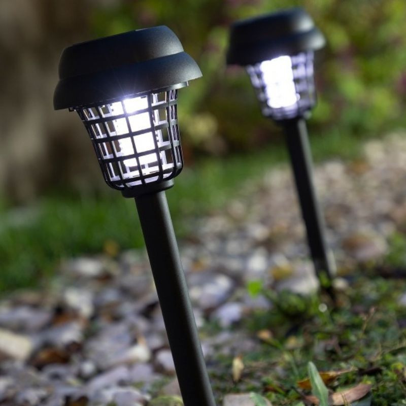 GARLAM - Lampe de Jardin Solaire Anti-Moustiques Rechargeable et Écologique