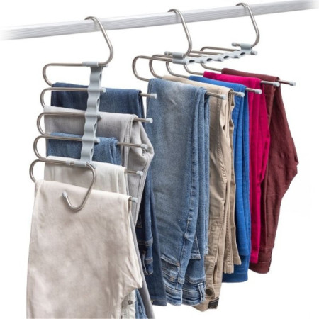 HAVSER : Cintre Multiple Pour Pantalons 5 en 1