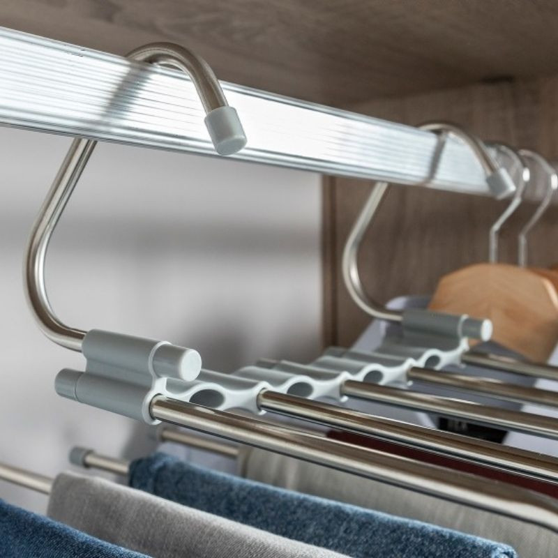HAVSER : Cintre Multiple Pour Pantalons 5 en 1