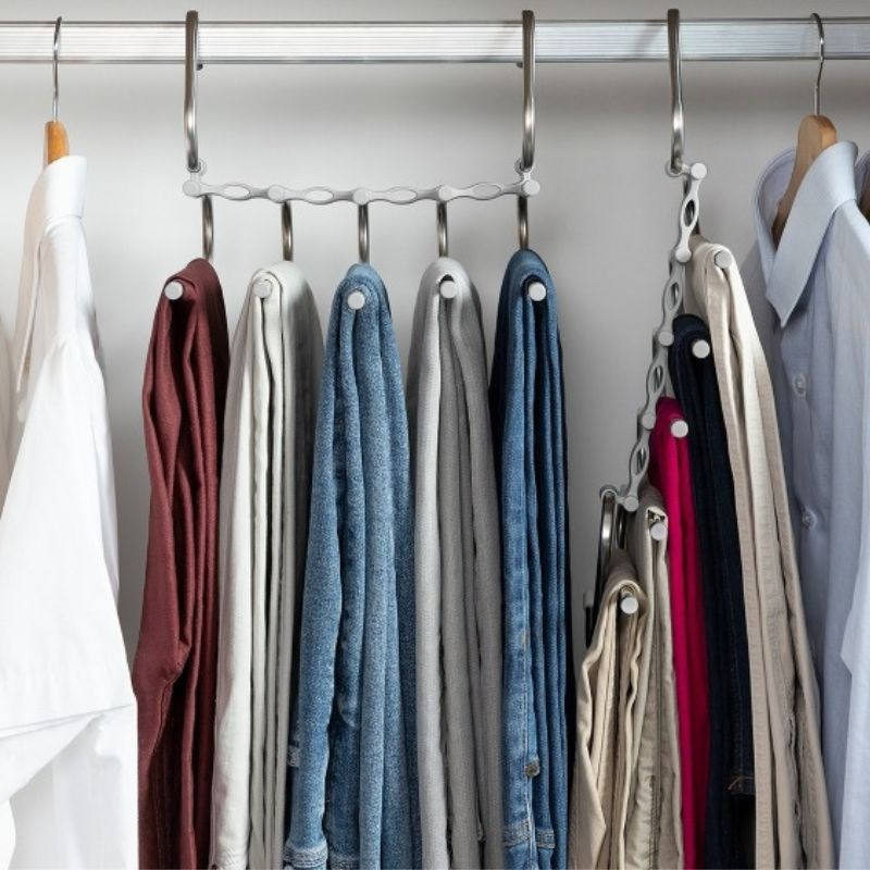 HAVSER : Cintre Multiple Pour Pantalons 5 en 1