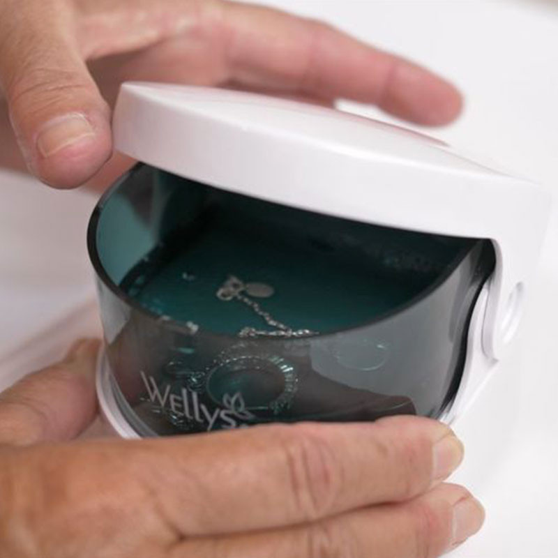 DENTURE CLEANER : Bac de Nettoyage par Vibration pour Prothèse Dentaire
