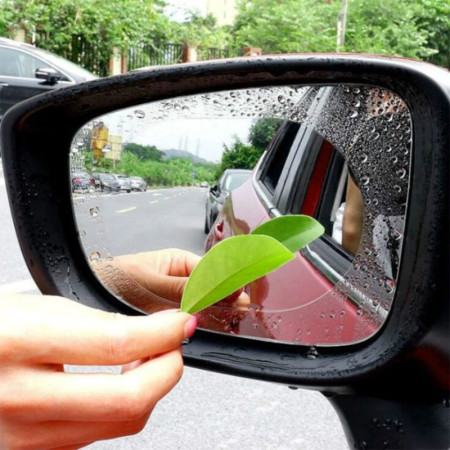 RAINPROOF FILM : Pack de 2 Films de Protection pour Rétroviseur Anti-Pluie et Anti-Buée (95-135 mm)