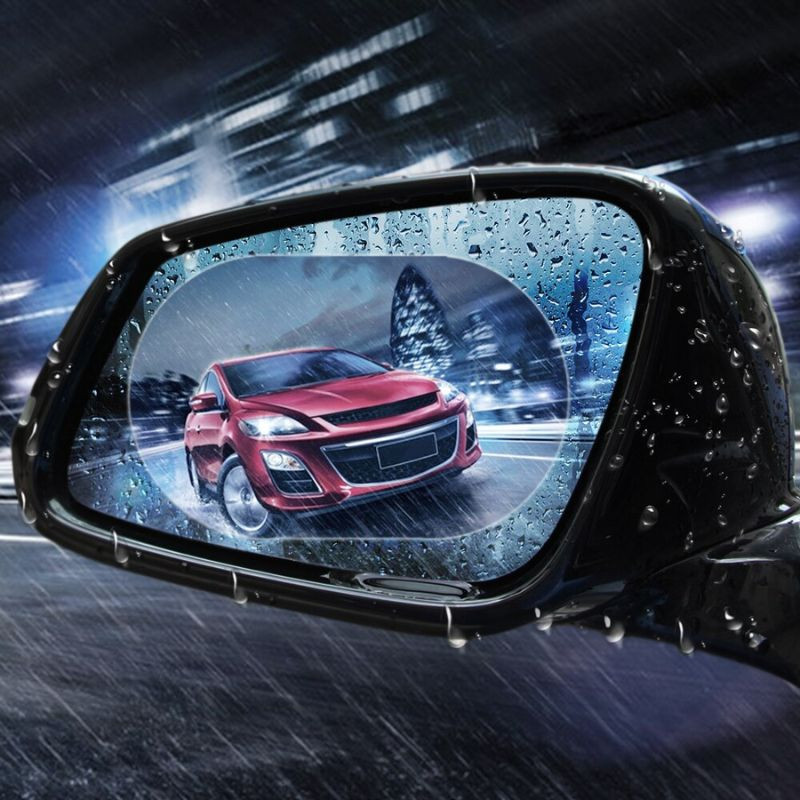 RAINPROOF FILM : Pack de 2 Films de Protection pour Rétroviseur Anti-Pluie et Anti-Buée (95-135 mm)