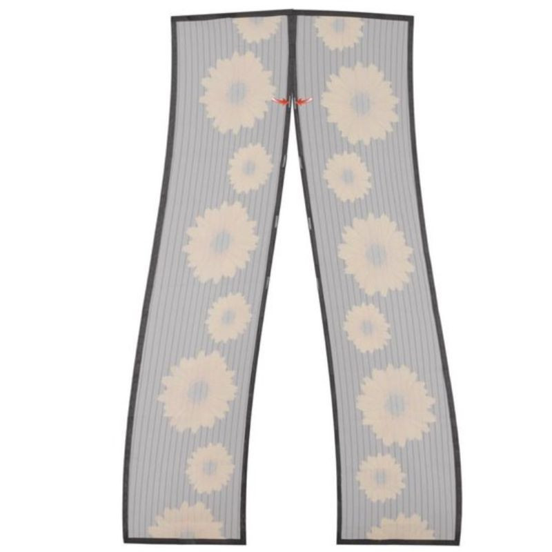 SUNFLOWER MESH - Rideau Moustiquaire Anti Insectes pour Porte Motif Fleur de Tournesol