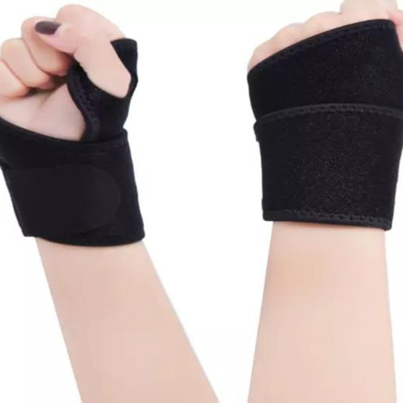 WRIST SUPPORT : Paire de Protèges Poignet Tourmaline Magnétiques Autochauffants Anti Arthrose