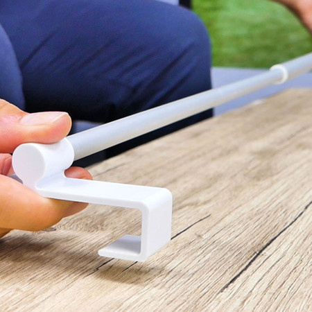 CURTAIN RAIL : Tringle Extensible pour Fenêtre Prête à Poser - 60-105 cm