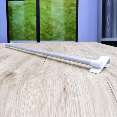 CURTAIN RAIL : Tringle Extensible pour Fenêtre Prête à Poser - 60-105 cm
