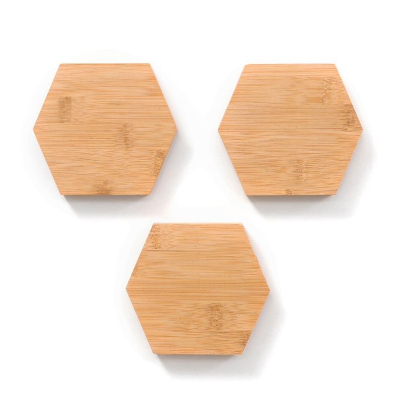 MAGBU : Lot de 3 Supports Magnétiques en Bambou pour Ustensiles de Cuisine