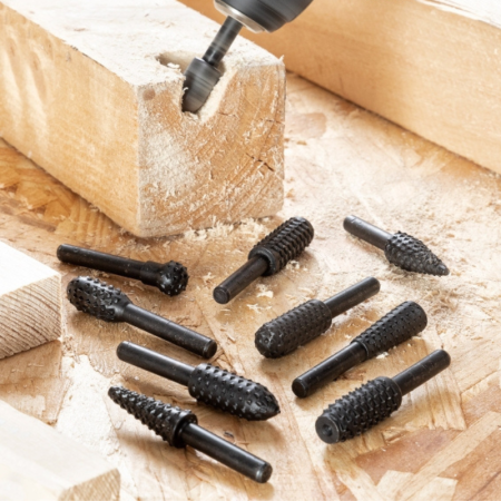 DRIWILLS : Kit de Perceuses de Fraisage pour le Forage - 10 Unités