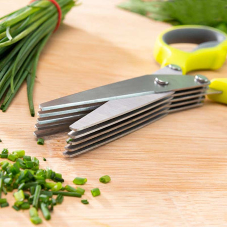 FIVESSOR : Ciseaux de Cuisine Cinq Lames en Acier Inox