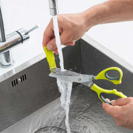 FIVESSOR : Ciseaux de Cuisine Cinq Lames en Acier Inox