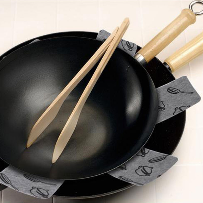 Protections Poêles et Casseroles en Feutrine Anti-Rayures - Pack de 6 - PROTECT PAN