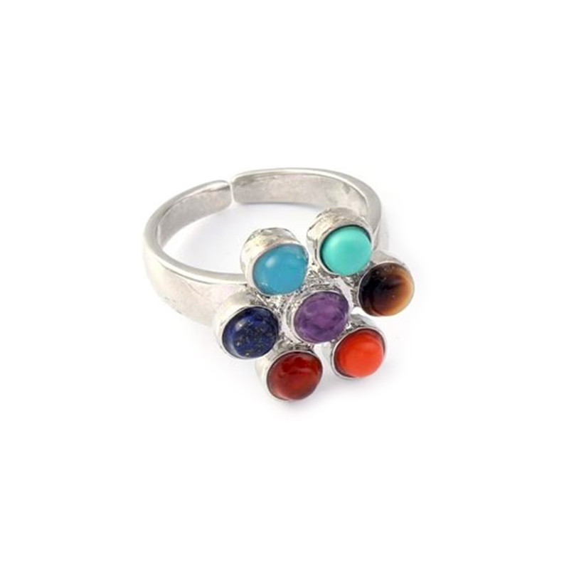 Bague Pierres Naturelles 7 Chakras - CHAKRA RING