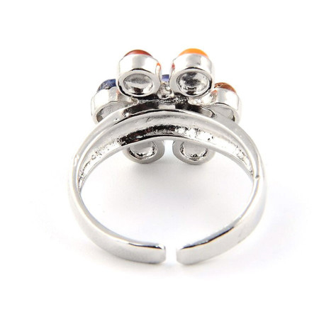 Life Flower Natural Stones - CHAKRA RING