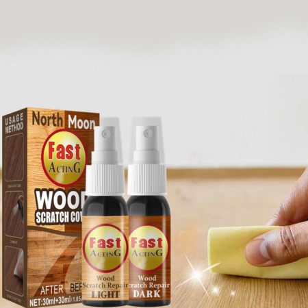 Vernis réparateur pour bois en spray
