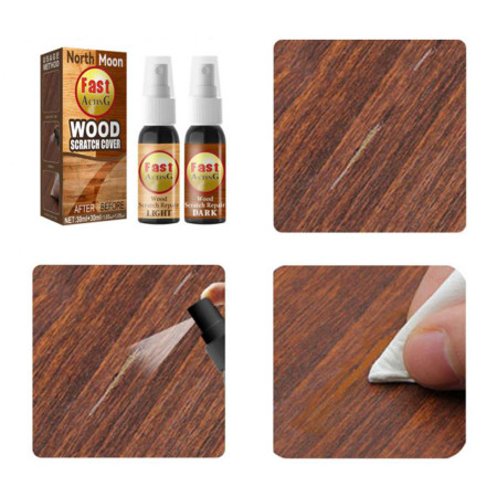 Vernis réparateur pour bois en spray